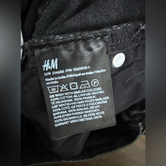 H&M Dark Gray Straight Jeans - Picture 4 of 4